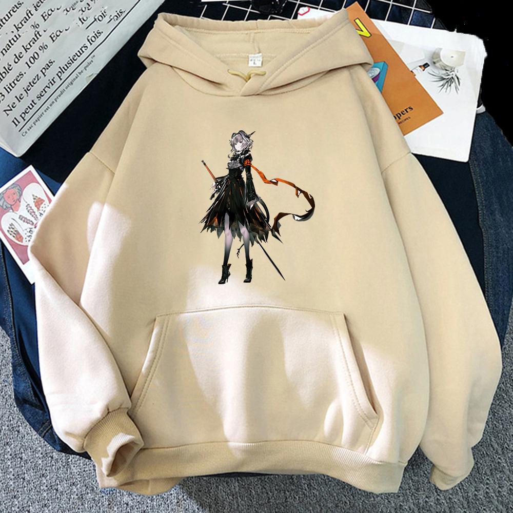 Arknights PRELUDE TO DAWN Game Anime Men Hoodie Japanese Anime Long Sleeve Regular Fit Graphic Hoodies for Men Winter Hoodie