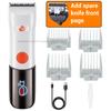 Pet hair clipper set dog electric hair clipper dog and cat hair trimmer waterproof and replaceable blade head pet 3-speed shaver