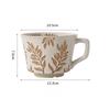 Coarse Pottery Hand-Painted Ceramic Milk Coffee Cup High Value Breakfast Cup High Value Retro