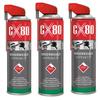 Cx80 Label Remover Liquid Spray for Removing Washable Stickers 3X500Ml