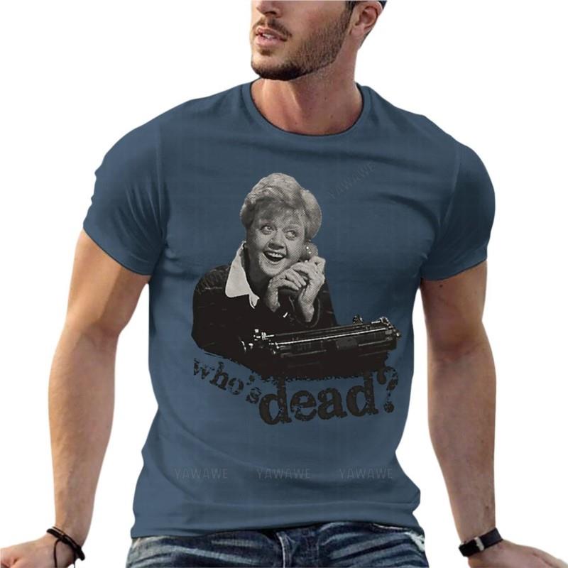 Murder She Wrote Fletcher Oversized T Shirts Summer UnisexS Clothing Cotton Streetwear Big Size Tops Tee
