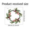 Santa Claus Christmas Wreath Window Wall Sticker