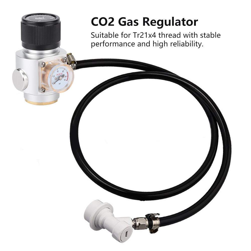 Aluminum Tr21x4 Thread CO2 Charger Kit Soda Equipment Accessories for Soda Beer Brewing