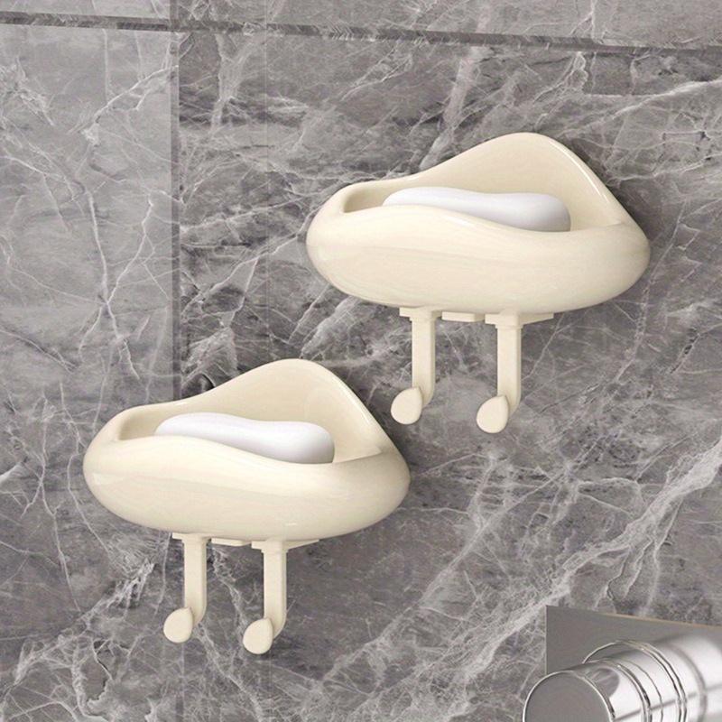 Кремовый Ветер Облако Точка Неперфорированная Настенная Мыльница Без Водных ПятенМыльница Для Слива Туалета