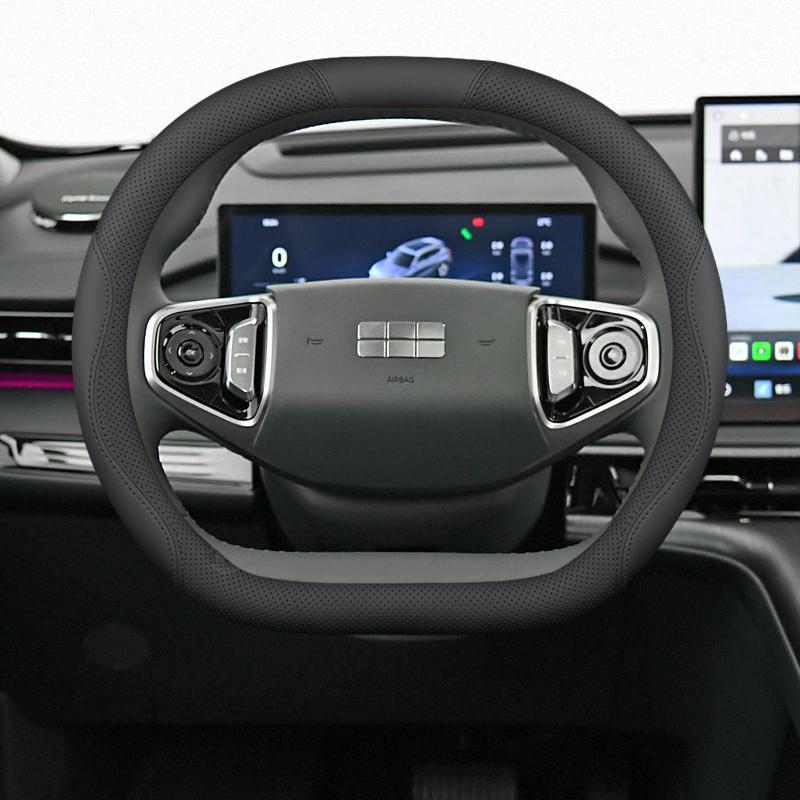 Чехол на руль Geely Galaxy E5/E8: Нескользящий, Без запаха, Не требует шитья