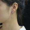 Rockyu Серьги для женщин и набор подвесок-звезд для обоих Модные аксессуары из нержавеющей стали Мужские, Серьги-кольца, Серьги, Стильные, Звезда, Серьги, Стильные,