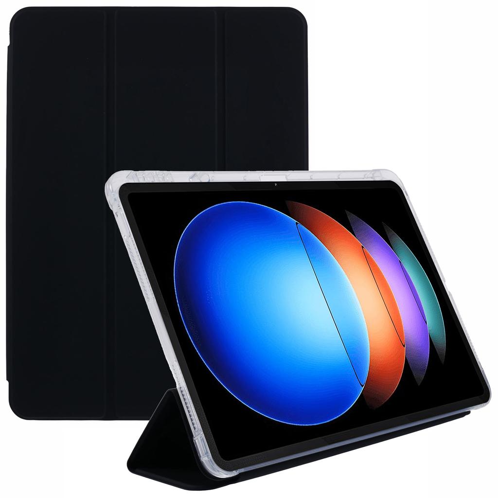 Для Xiaomi Pad 6S Pro 12.4 чехол тройной складной кожаный чехол для планшета с гнездом для ручки