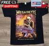 Винтажная футболка с логотипом группы Megadeth, футболка для музыкального тура, размеры от S до 5XL, NE219, унисекс