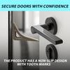 Safety Triangle Door Stopper – Heavy‑Duty Non‑Slip Rubber Wedge with Protective Edge for Home & Office Doors