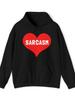 Sarcasm Is Love Graphic Hoodie Sizes S-5XL Image 1 of 4Crew Neck Street Style Sweatshirt