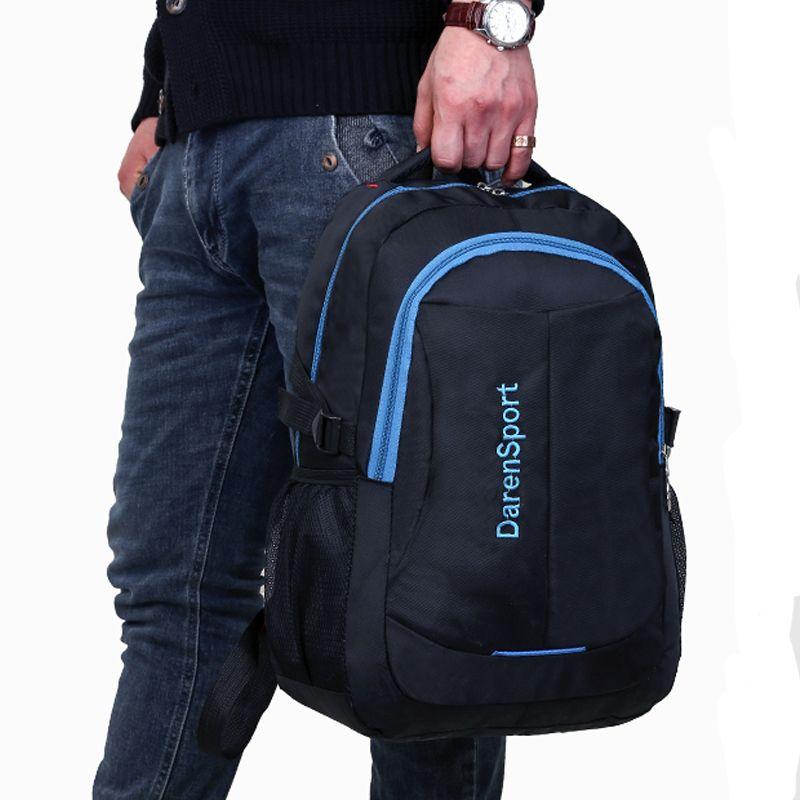 Однотонный рюкзак из ткани Оксфорд, унисекс, компьютерный, с английскими буквами, школьный рюкзак для школьников, дорожная сумка