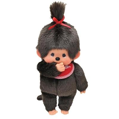 Кукла Monchhichi Sekiguchi Премиум Стандарт Средне-коричневая Девочка 251070 В30 x Ш16 x Г10см