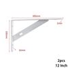 2 Pcs Triangle Shelf Brackets Heavy Duty Shelf Bracket Wall Mounted Support L Shape Corner Brace Shelf Right Angle Bracket