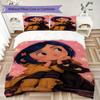 Yellow Raincoat Black Cat Threepiece Set 1 Duvet Cover 2 Pillowcase Without Core Without Core Christmas Birthday Gift Bedding Set