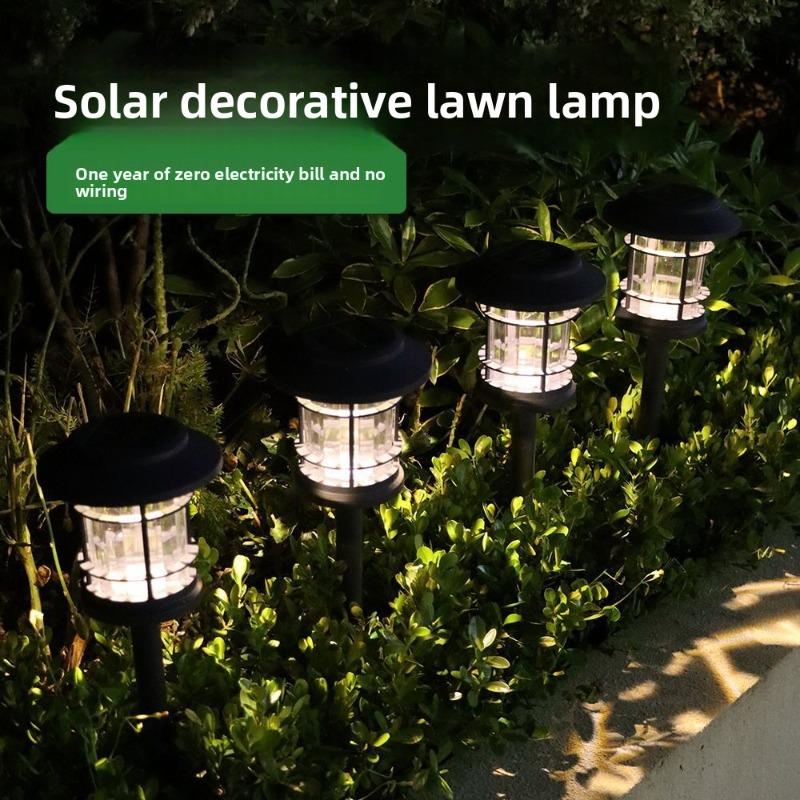 Solar-powered Lamps for Outdoor, Garden, and Camping Use. Solar Landscape Decorations with Ultra-bright and Waterproof Features.