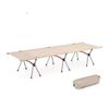 Adjustable Aluminum Folding Camping Bed with Oxford Cloth