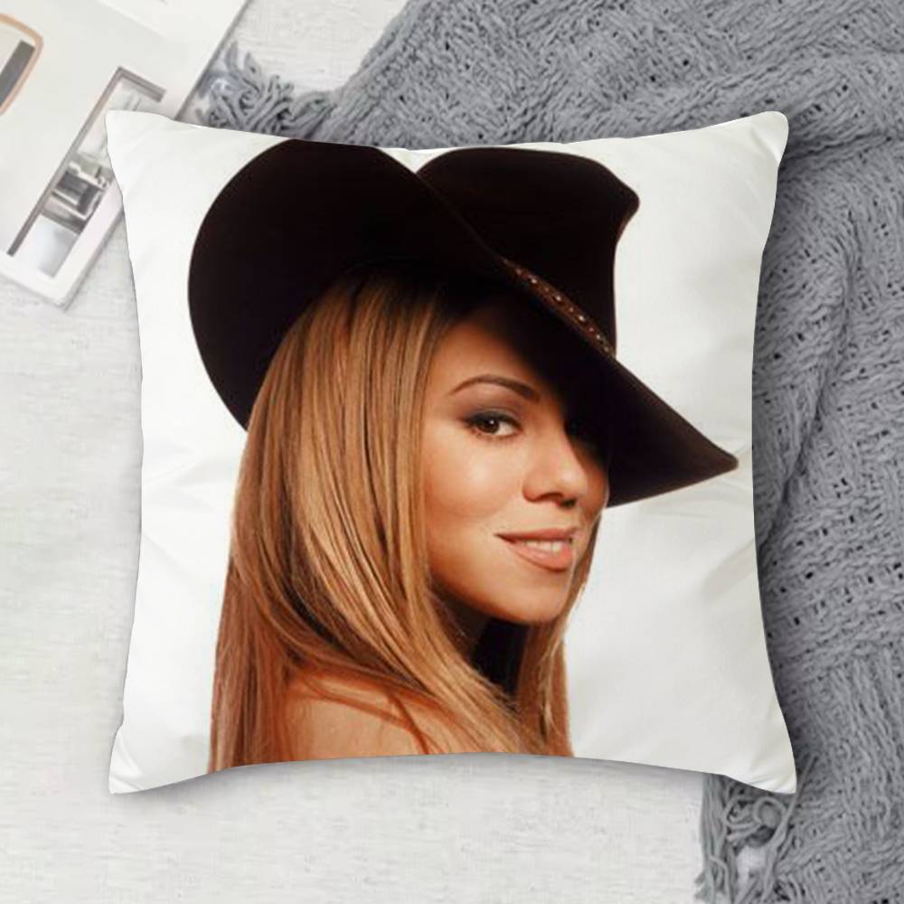 MMariah Carey Doublesided Printed Square Decorative Cushion Cover for Sofa Living Room Home Decor