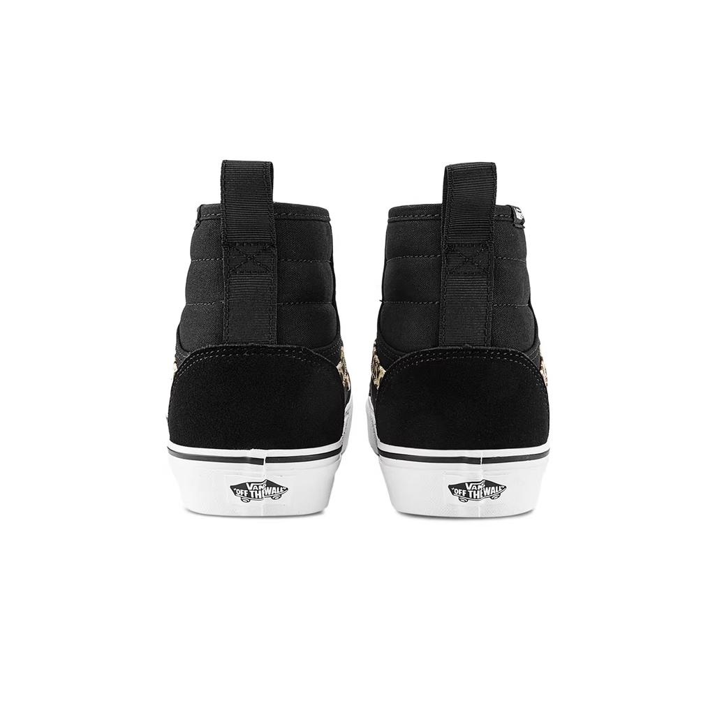 Vans Клен Hi Леопард Боковая полоса Уличные кроссовки-кеды средней высоты Женские кроссовки VN000D96BM8