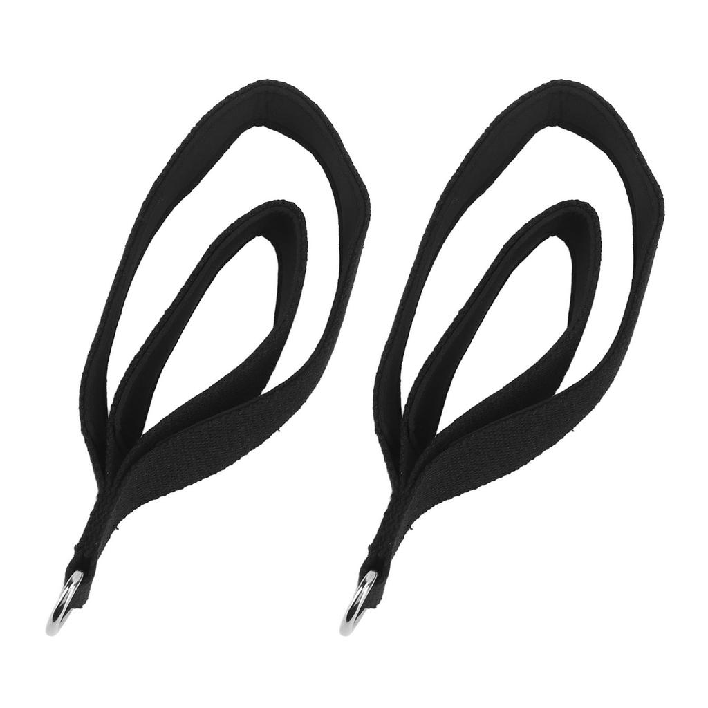2 шт. Пилатес ремни противоскользящие практичные пилатес двойные петли ремни для домашнего спортзала тренировки