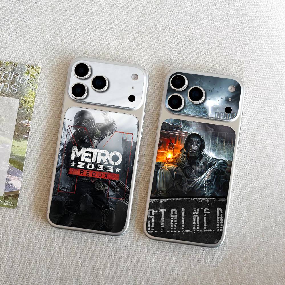 Постапокалиптическая игра Metro 2033 Наклейка-обертка Защитная задняя панель Для iPhone 17 Pro 17 Pro Max