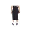 Nike Sportswear Chill Knit Casual Long Skirt Women's Black FQ1637-010