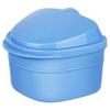 Dww-Denture Cleaning Kit: Denture cleaning case with denture brush (Blue)