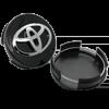 NBNQ8 Car Wheel Center Hub Cap Logo Stickers Rim Cover Emblem Styling for Toyota Hilux Land Corolla Supra Rav4 Prado Prius Aqua Camry