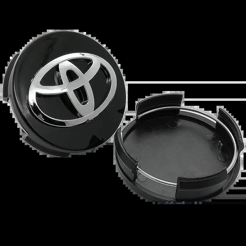 NBNQ8 Car Wheel Center Hub Cap Logo Stickers Rim Cover Emblem Styling for Toyota Hilux Land Corolla Supra Rav4 Prado Prius Aqua Camry