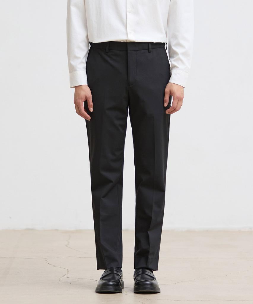 STCO Urban Essential Wool Blend Slacks_Black (Straight Fit)_Spawz11Csb