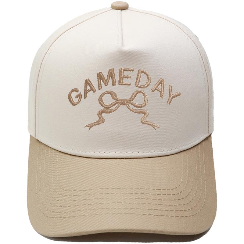 GAMEDAY Truck driver hat three-dimensional embroidery retro color matching baseball cap European and American men's and women's casual hat
