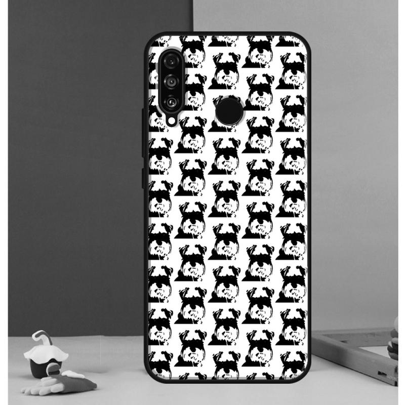 Cartoon Schnauzer Dog For Huawei Nova Y90 Y70 Y60 Y72 Y61 Y91 12s 12i 11i 7i 8i 9 10 SE P60 Pro P30 P40 Lite Case