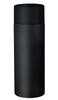 Бутылка для воды BASIC STANDARD Mini Mug Bottle с вакуумной изоляцией, теплоизоляцией и холодной изоляцией, черного цвета, диаметр x высота 13 см, емкость 120 мл, размер, который подходит