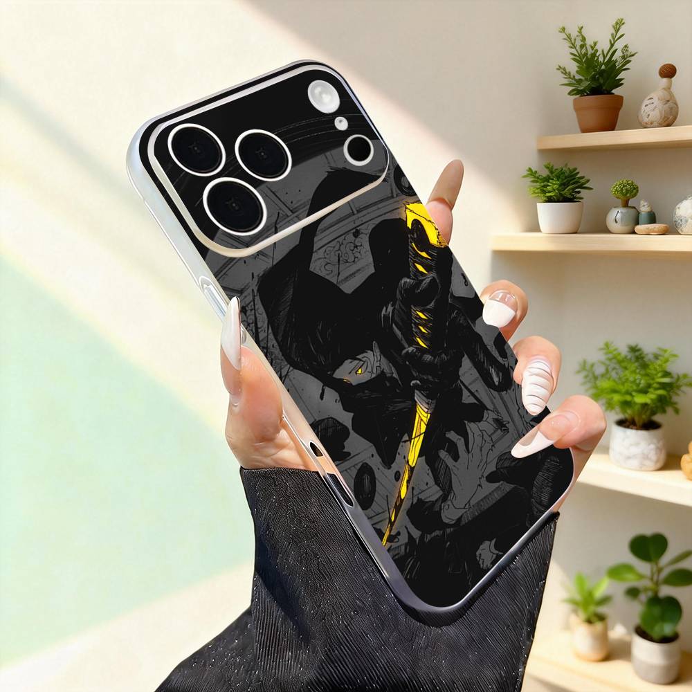 Чехол для телефона K-Kagurabachi Cool для iPhone 17,16,15,14,13,12,11,Pro,Max,Plus,Mini,SE4,E Магнитный для Magsafe Беспроводной