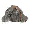 Double-Cap Brim Ear Protection Cap All Seasons Baseball Cap Vintage Detective Cap  Women
