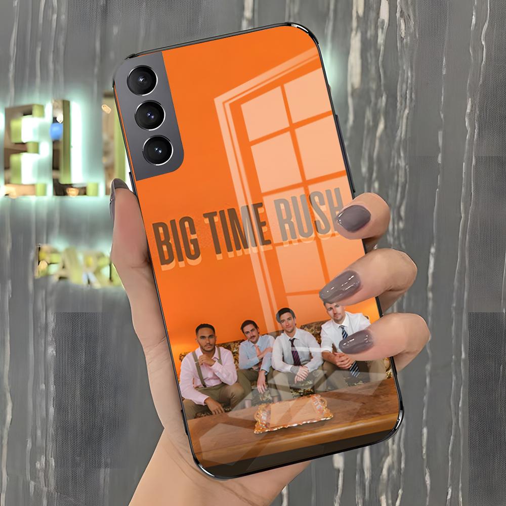 Pop Big Time Rush Phone Case For Samsung A25 A13 A33 5G A54 A36 A35 A56 A52 A14 Shockproof Glass Cover