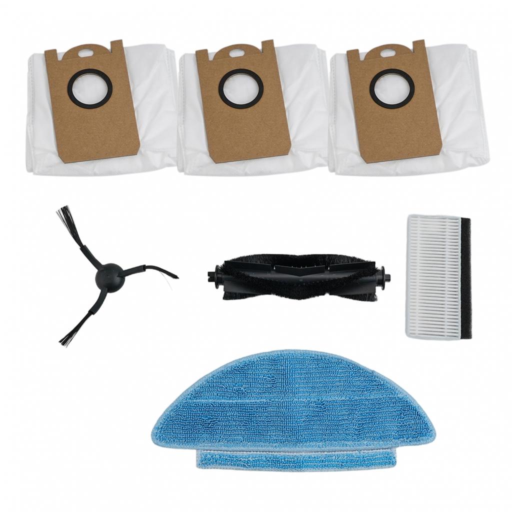 Main Side Brush and Filter Accessory Kit for Aonus i8 Robot Vacuum Mop Cloths