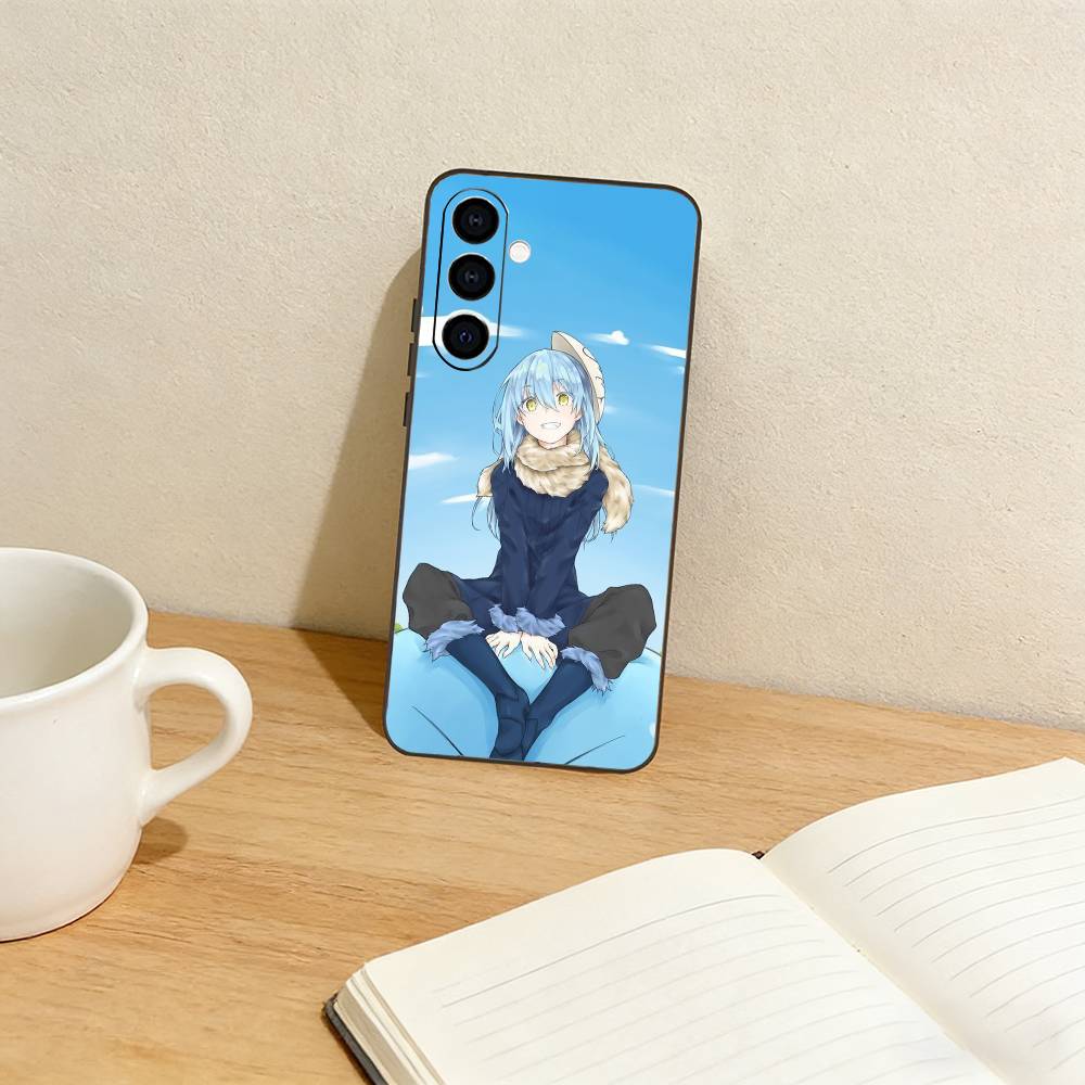 R-Rimuru-U Tempest T-Tensei Чехол для телефона Samsung Galaxy A73,A72,A71,A70,A53,A52,A51,Другие Мягкий черный чехол