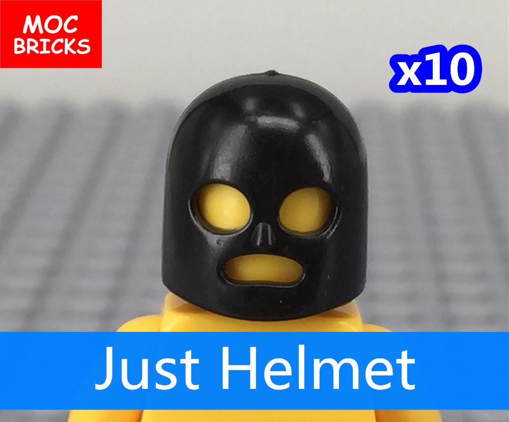 Нетоксичные кубики Moc Город Ужасов Золотой Серебряный Пистолет для Денег Монеты Мешок с Долларами Портфель Фигурка 4 см Аксессуары Полиции Строительный Блок Детские Игрушки