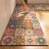 Kitchen Mat Absorbent Printed Kitchen Rugs Non-slip Area Mat Hallway Long Carpets for Living Room Bedroom Entrance Doormat Bath