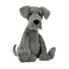 Jellycat Dog Series Zeus Great Dane Zeus Great Dane Grey Doll Plush Doll Sitting 27cm Height