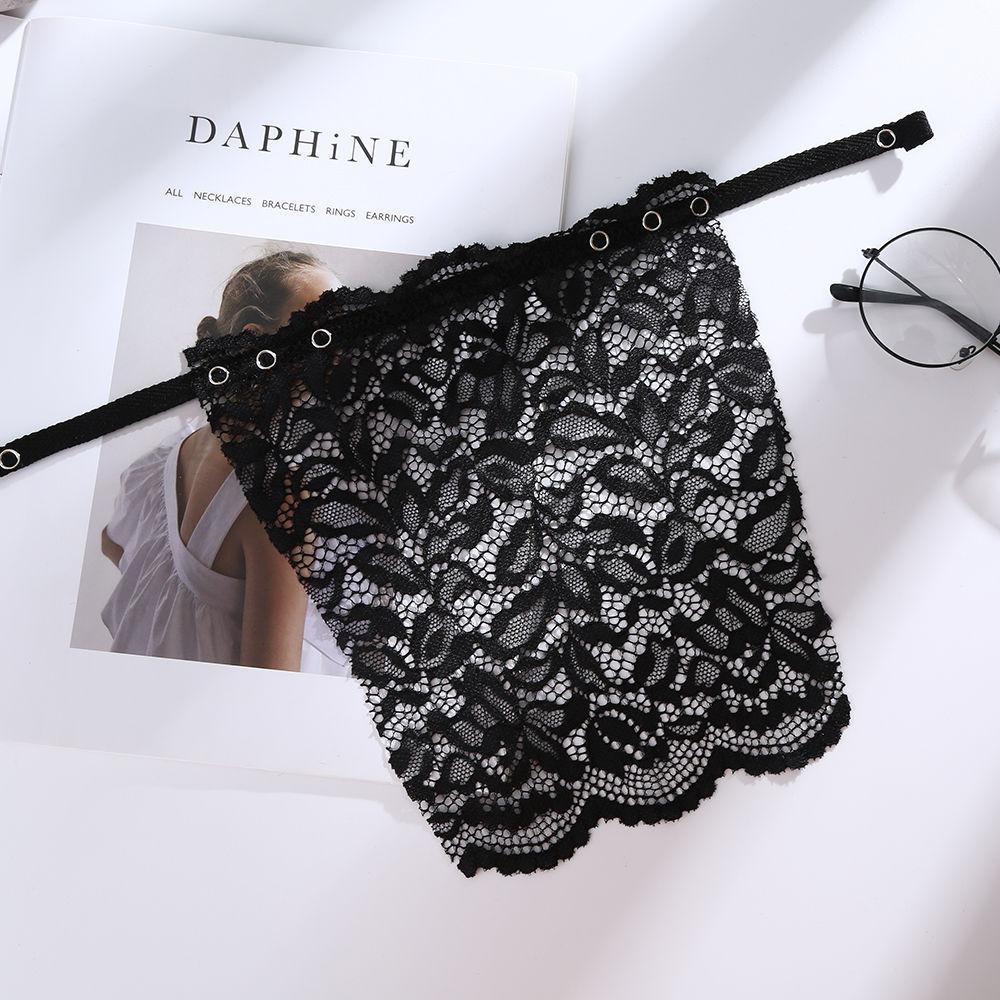 Vogue No Trace Lace Cover Underwear Short Style Undergarment Chest Cover Anti-Light Undergarment Inner Covering Bra Accessories Wrap Chest Invisible