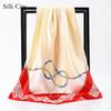 High-quality Luxurious Silk Scarves Headband Scarfs Neck Scarf For Women Chain Silk Scarf Women's Decorative Shawl