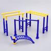 3PCS/Set Yellow&Blue Outdoor Sports Model Scene Model Sand Table Model Mini Dollhouse Scenes  Gift