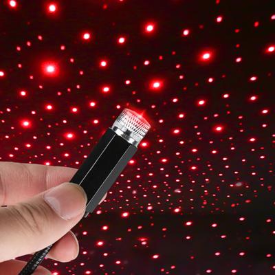 Окружающий звездный свет звездный USB металлический модифицированный потолочный декор интерьера лампа проектор для автомобиля