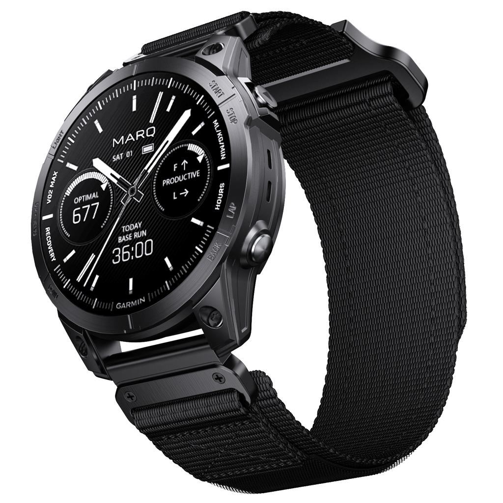Нейлоновый ремешок QuickFit 22 мм для Garmin Fenix 8 47 мм, Fenix 7/6 Pro, Сменные ремешки для Epix 2, Forerunner 965 955 945 935