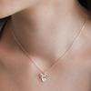 (925 Silver) Pretty Heart Pendant Necklace NZ2407