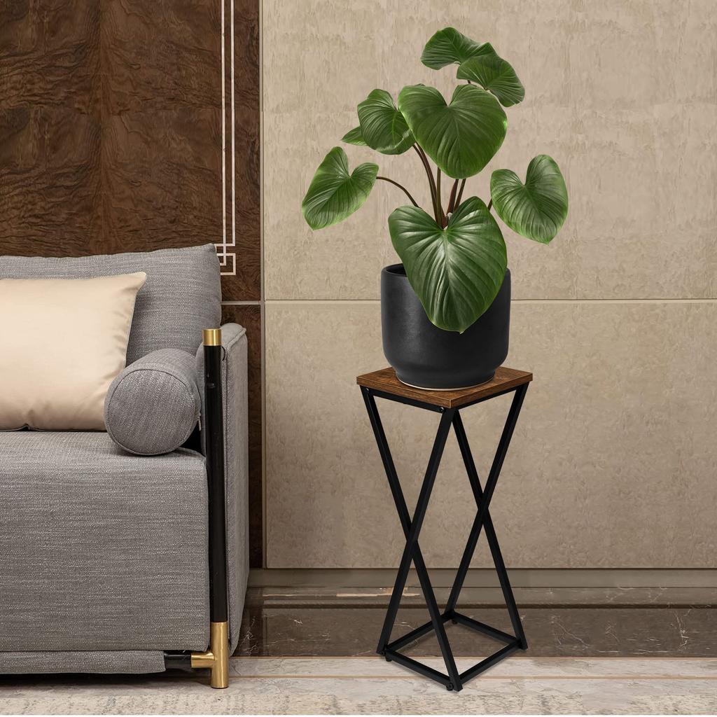 Kwietnik Loftowy Konel Rustic Loft Czarny 62 Cm