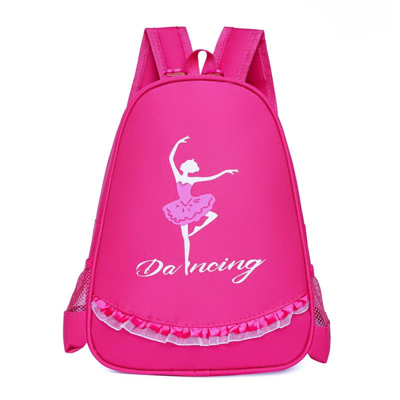 Ballet Sports Dance Bag Children Shoulder Storage Backpack Latin Ballet Bag Girl Princess Dancing Girl Pattern Letter Print Dance Bag