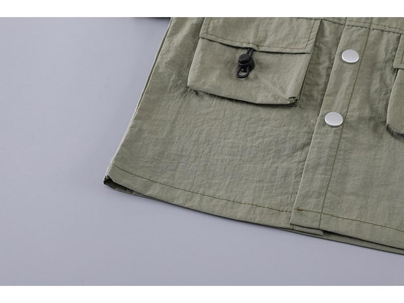 Летний костюм-тройка для мальчиков 2025 г.: Красивая рубашка с короткими рукавами и детская рабочая одежда