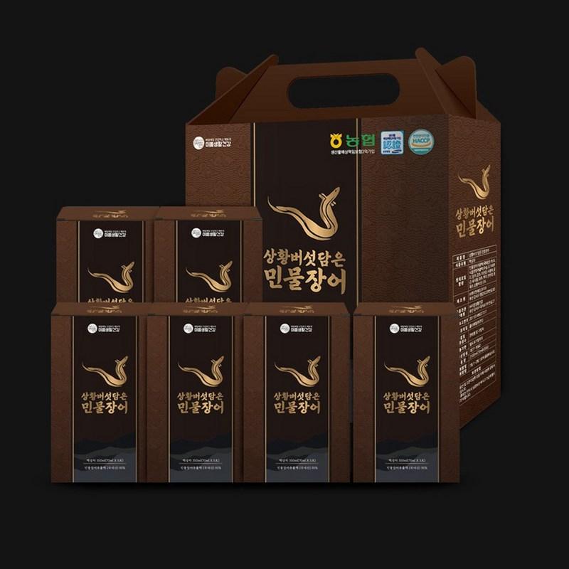 Mippeum Life Health Freshwater Eel Healthy Juice with Sanghwang Mushrooms 30p, 2.1L, 2 Units